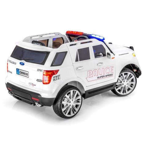 MEGA POLICJA Z MEGAFONEM I RADIEM, MIĘKKIE KOŁA/9935 MEGA POLICJA Z MEGAFONEM I RADIEM, MIĘKKIE KOŁA/9935