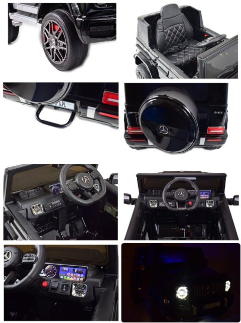 MERCEDES G63 AMG, MIĘKKIE KOŁA EVA, MIĘKKIE SIEDZENIE, LAKIER POLEROWANY FULL OPCJA/BBH0003 MERCEDES G63 AMG, MIĘKKIE KOŁA EVA, MIĘKKIE SIEDZENIE, LAKIER POLEROWANY FULL OPCJA/BBH0003