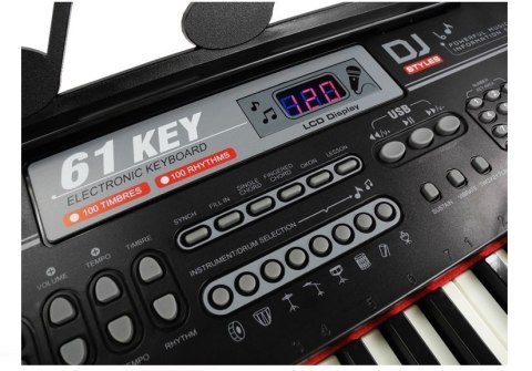 Keyboard Organy 328-06 Mikrofon Zasilacz Różowe Keyboard Organy 328-06 Mikrofon Zasilacz Różowe
