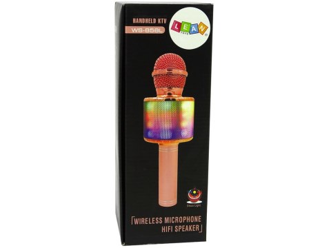 Mikrofon Bezprzewodowy USB Głośnik Nagrywanie Karaoke Model WS-858 Czarny Mikrofon Bezprzewodowy USB Głośnik Nagrywanie Karaoke Model WS-858 Czarny