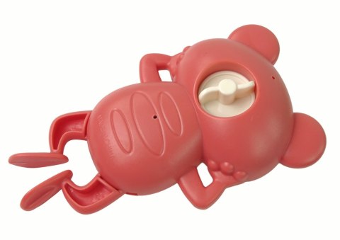 Nakręcana Pływająca Żabka 12 cm Różowa Nakręcana Pływająca Żabka 12 cm Różowa