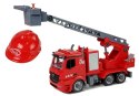 Zestaw DIY Wóz Strażacki 2w1 Wymienne Podnośniki Śrubokręt Dźwięk Efekty Świetlne Kask Zestaw DIY Wóz Strażacki 2w1 Wymienne Podnośniki Śrubokręt Dźwięk Efekty Świetlne Kask
