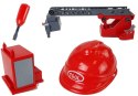 Zestaw DIY Wóz Strażacki 2w1 Wymienne Podnośniki Śrubokręt Dźwięk Efekty Świetlne Kask Zestaw DIY Wóz Strażacki 2w1 Wymienne Podnośniki Śrubokręt Dźwięk Efekty Świetlne Kask