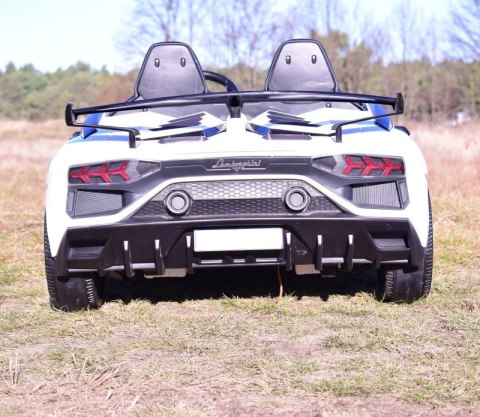 LICENCJONOWANY LAMBORGHINI AVENTADOR SVJ DLA 2 DZIECI, FUNKCJA DRIFTU MIĘKKIE SIEDZENIE, MIĘKKIE KOŁA/SX2028