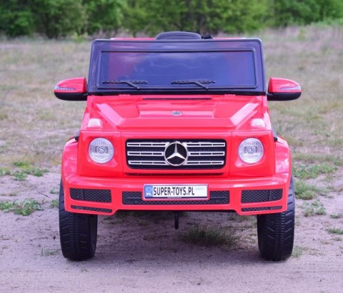 MERCEDES G500 NA AKUMULATOR MIĘKKIE KOŁA EVA, MIĘKKIE SIEDZENIE, LAKIEROWANY FULL OPCJA/JJ2077 MERCEDES G500 NA AKUMULATOR MIĘKKIE KOŁA EVA, MIĘKKIE SIEDZENIE, LAKIEROWANY FULL OPCJA/JJ2077