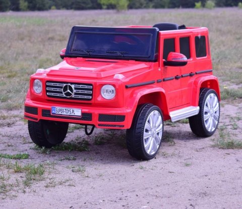 MERCEDES G500 NA AKUMULATOR MIĘKKIE KOŁA EVA, MIĘKKIE SIEDZENIE, LAKIEROWANY FULL OPCJA/JJ2077 MERCEDES G500 NA AKUMULATOR MIĘKKIE KOŁA EVA, MIĘKKIE SIEDZENIE, LAKIEROWANY FULL OPCJA/JJ2077